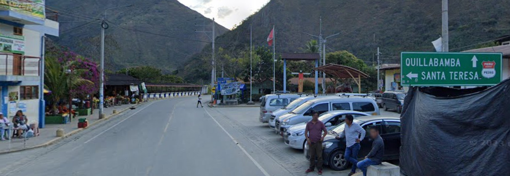 Calle principal en Santa María