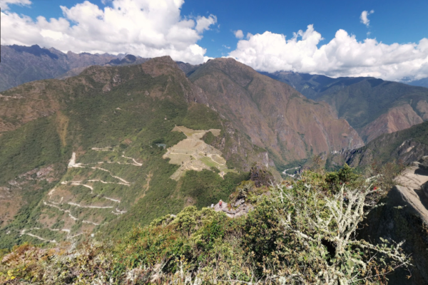 vista desde la cima de la montaña Huayna Picchu