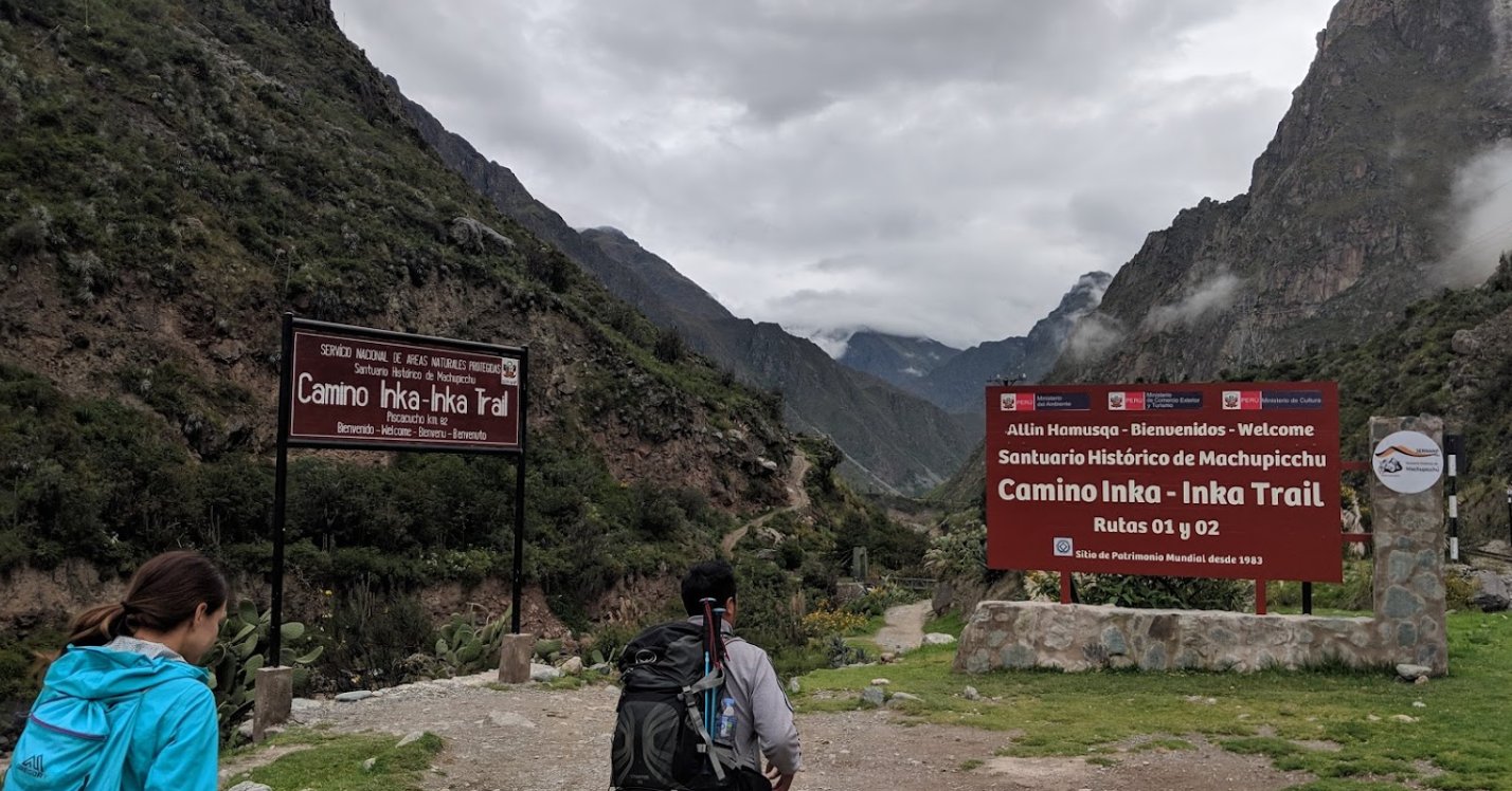 Inicio del Camino del inca